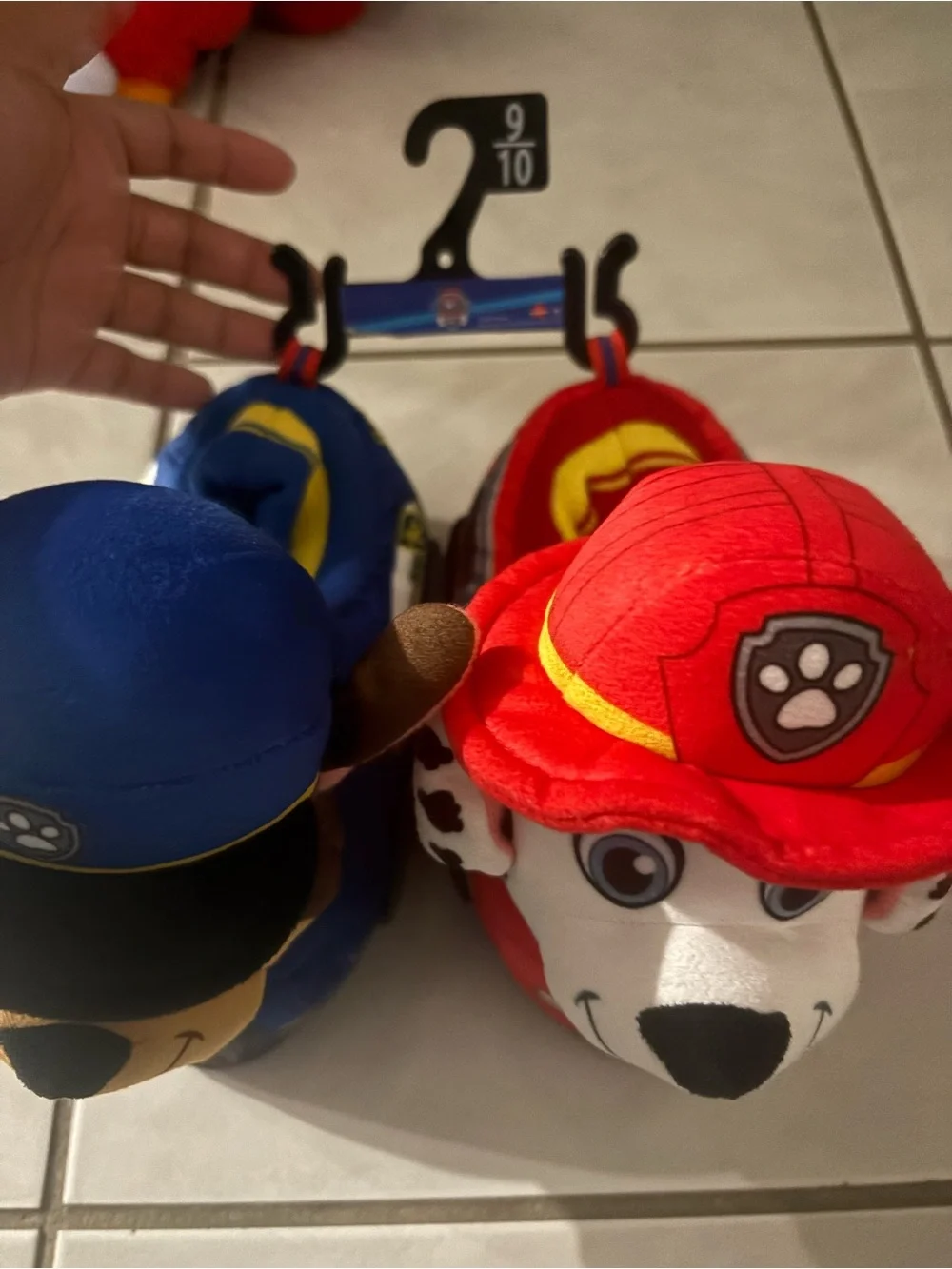 Paw Patrol Plush Duo - Blue Chase & Red Marshall